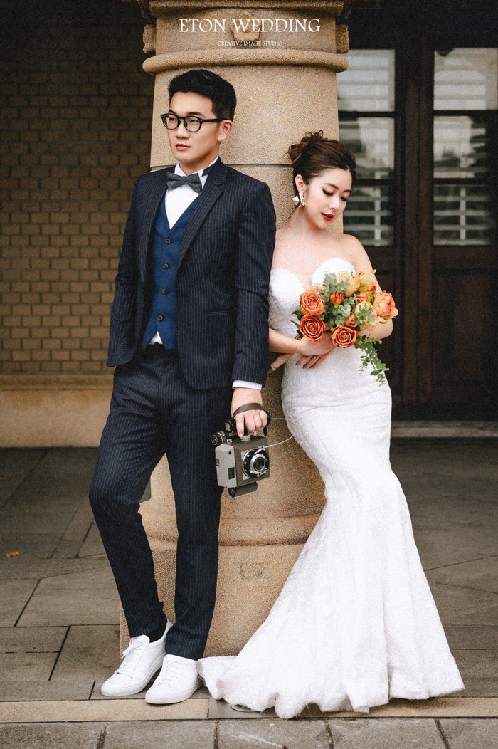 街拍婚紗照,婚紗照風格,婚紗攝影,拍婚紗